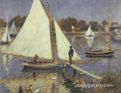 The Seine at Argenteuil by Pierre Auguste Renoir paintings reproduction